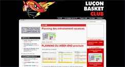 Desktop Screenshot of luconbasketclub.org